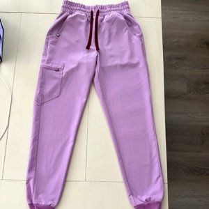 Dusk Zamora - High Waisted Scrub Pants - XS (larger XS than usual)